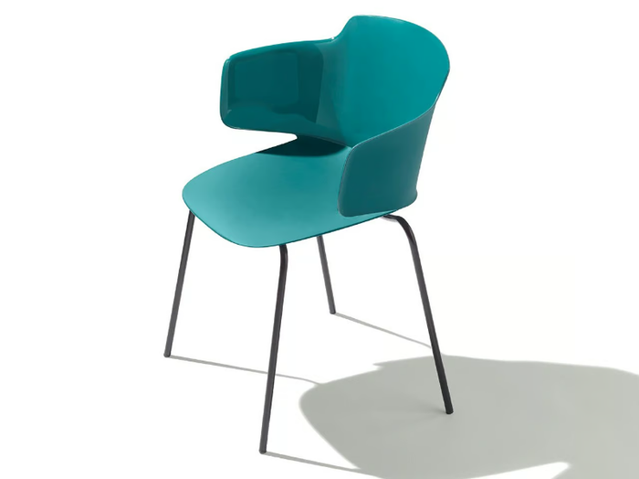 CLASSY 1091 - Stackable polypropylene chair with armrests _ Et al.